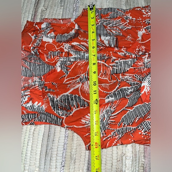 Emma James Women’s Sleeveless Tropical Print‎ Blouse Size 8 - Picture 5 of 8